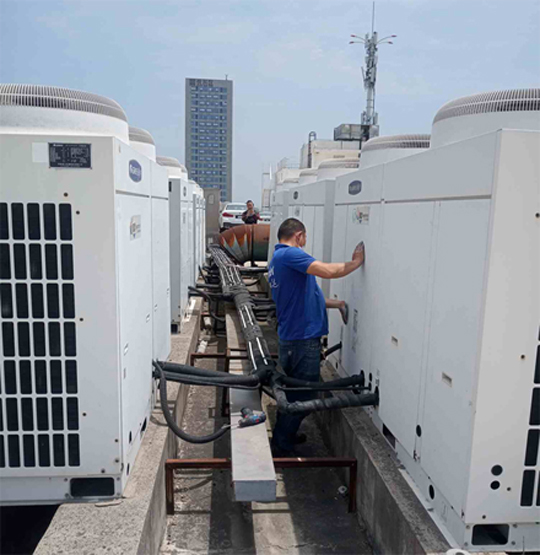 海丰中央空调制热和不制冷系统维修方法